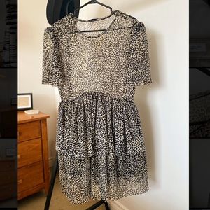 Zara Leopard Print Dress